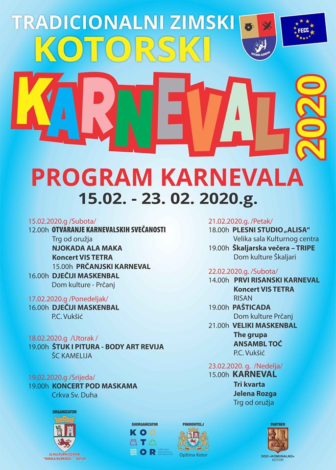 ZIMSKI KARNEVAL OD 15. DO 23. FEBRUARA