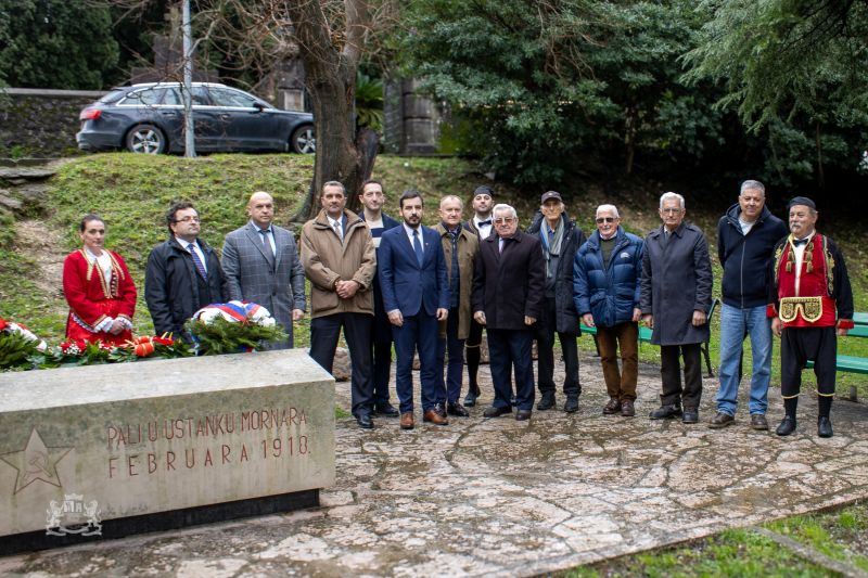 OBILJEŽENA GODIŠNJICA POBUNE MORNARA U BOKI