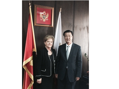 Farewell visit of the Ambassador of the People's Republic of China in Kotor