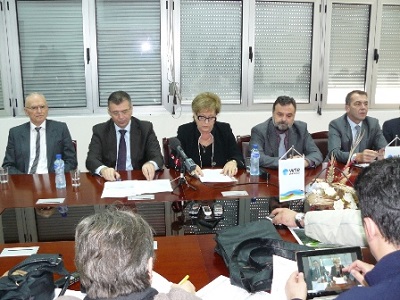 Press conference on the occasion of signing the contract for the design and construction of a joint plant for wastewater treatment in the municipality of Kotor and Tivat